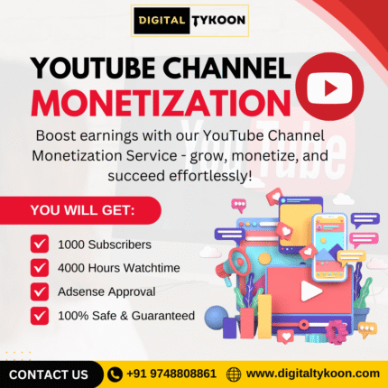 Youtube Channel Monetization Service
